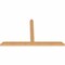 Ekena Millwork Portland Timber Gable Bracket, Western Red Cedar, 96"W x 56"H x 3 1/2"D x 5 1/2"F, 14/12 Pitch GBW096X56X0406POR00SWR - alternate 5